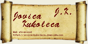 Jovica Kukoleča vizit kartica